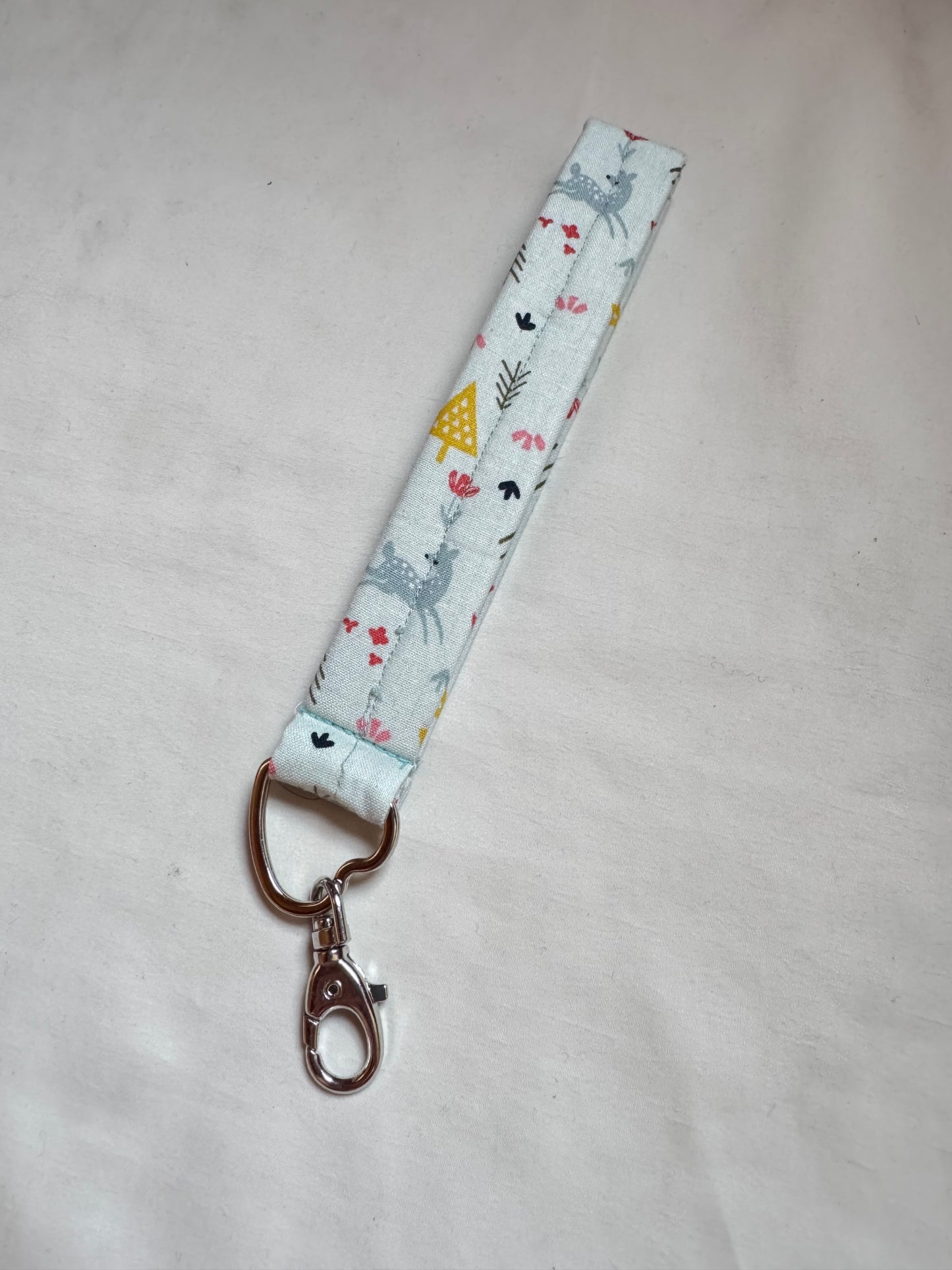 Handmade Woodland Animal Wristlet
