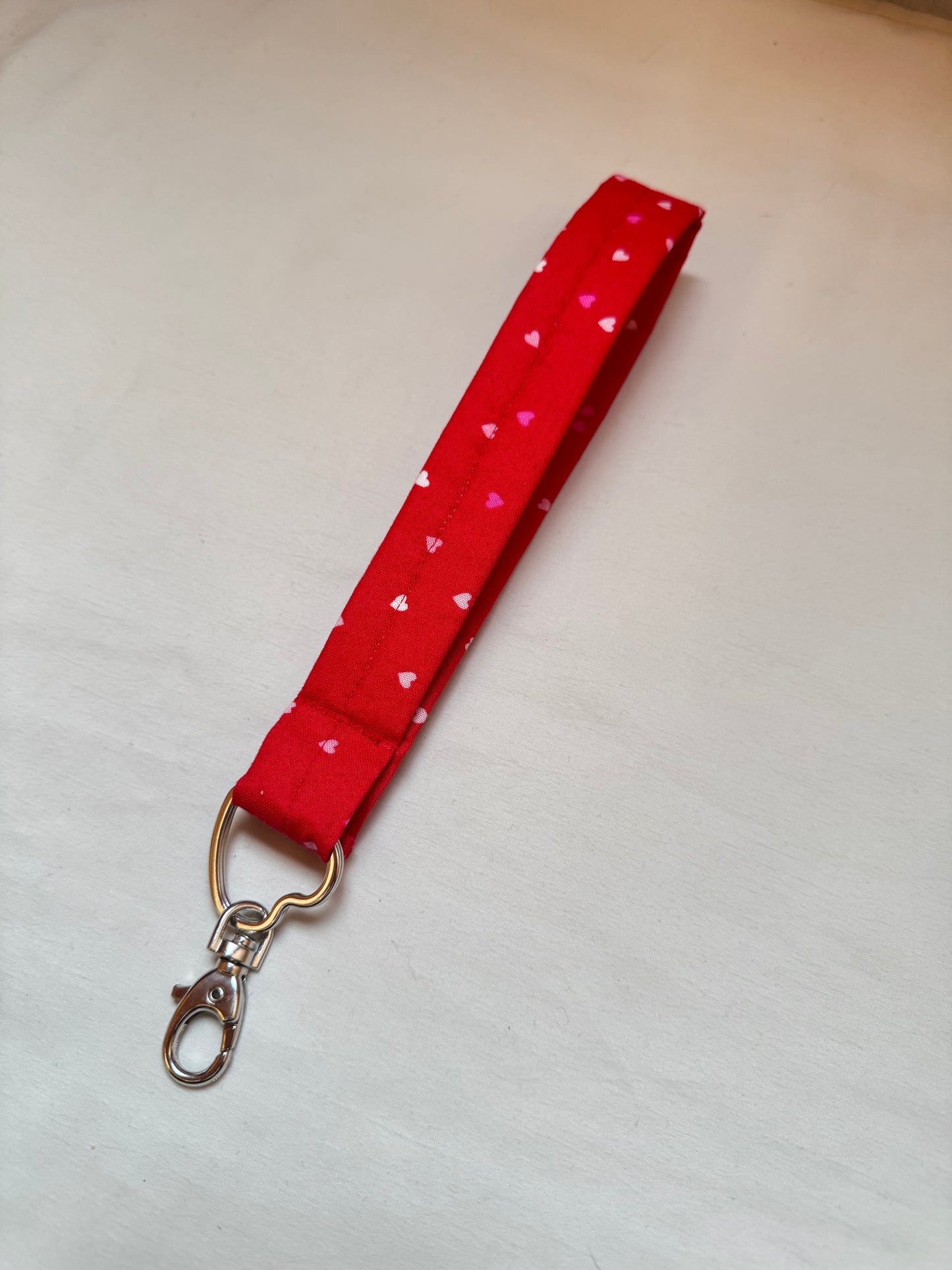 Handmade Valentine’s Heart Wristlet