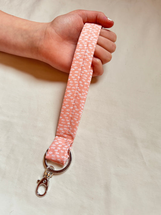 Handmade Pink Fawn Print Wristlet