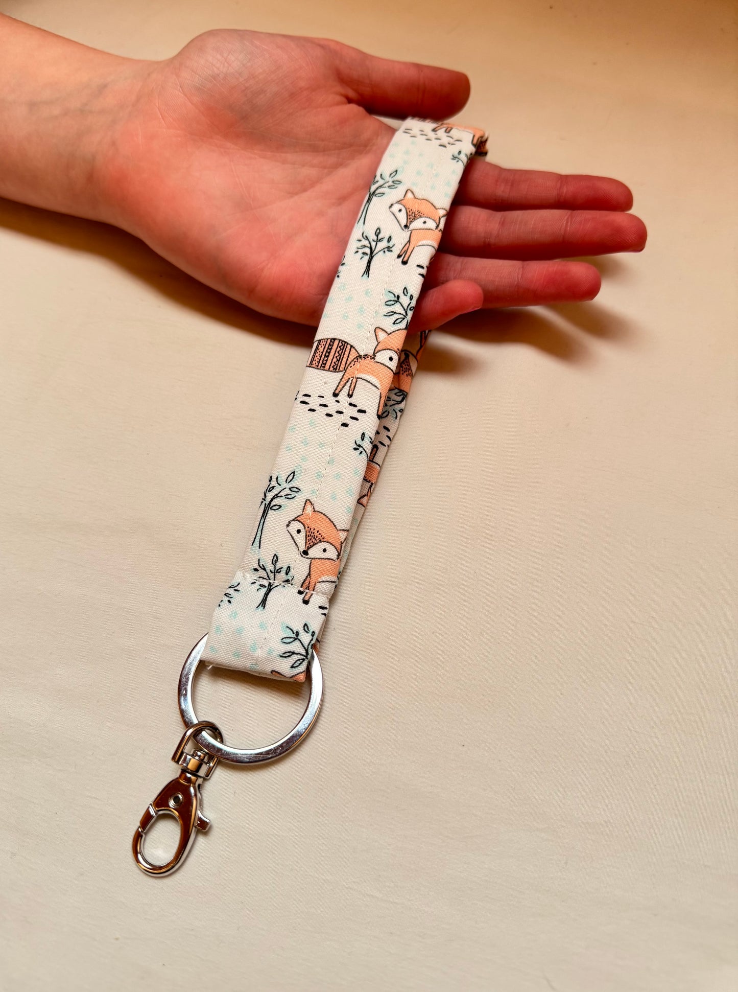 Handmade Fox Wristlet