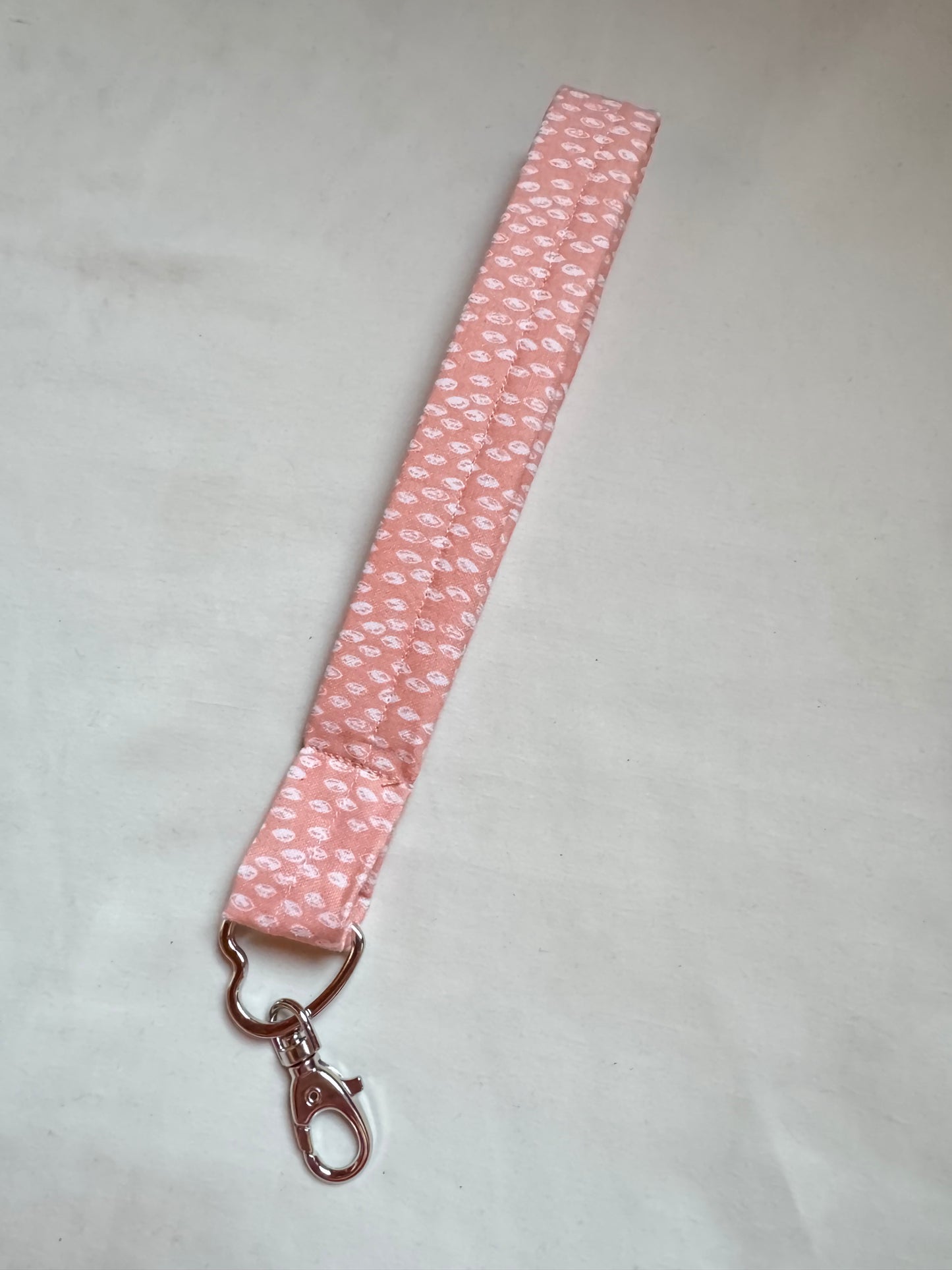 Handmade Pink Fawn Print Wristlet