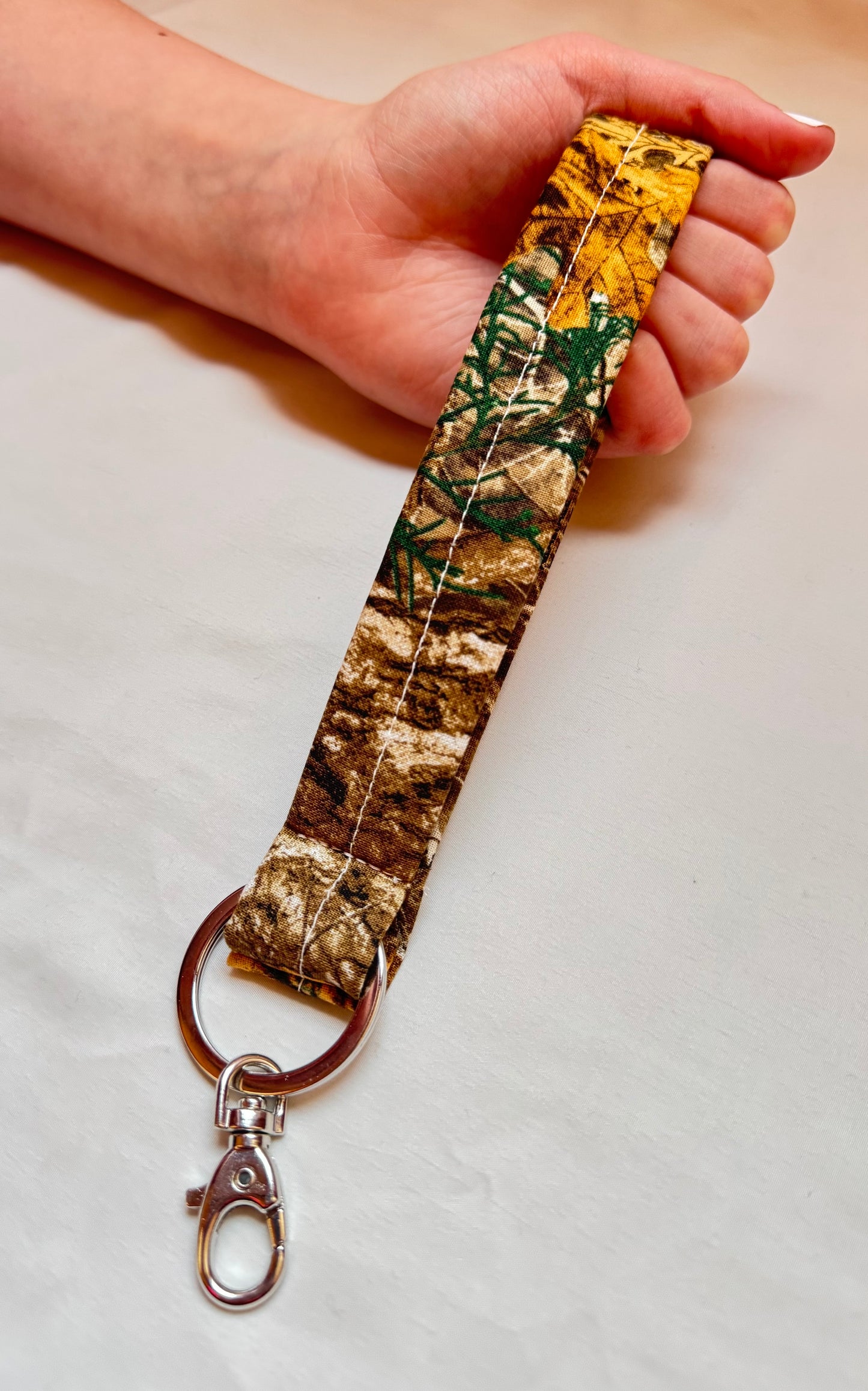 Handmade Real Tree Camo Wristlet