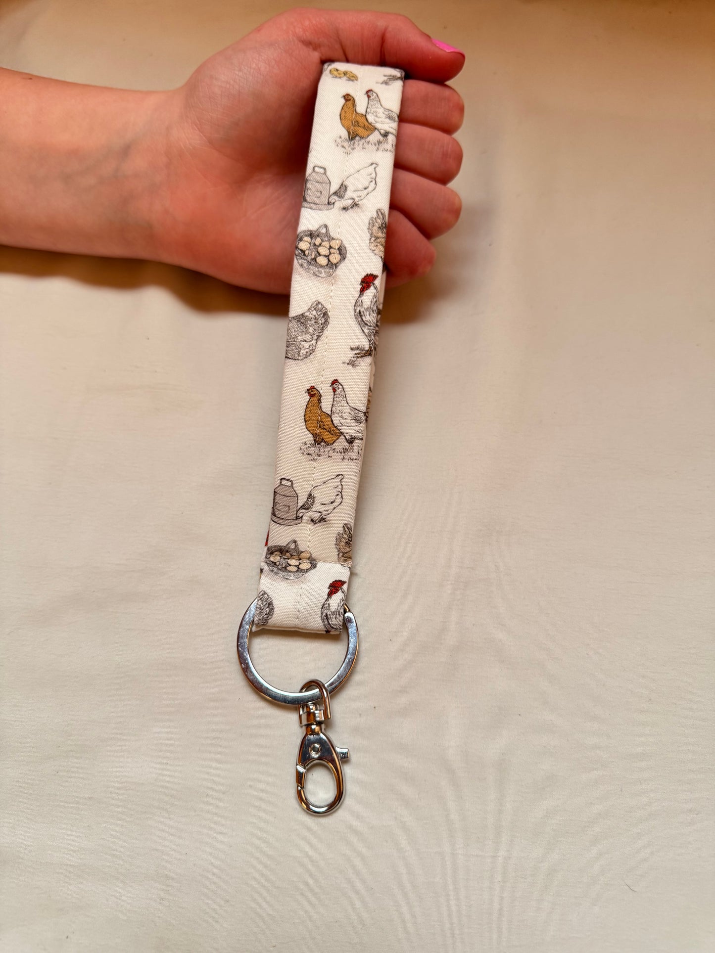 Handmade Chicken Wristlet