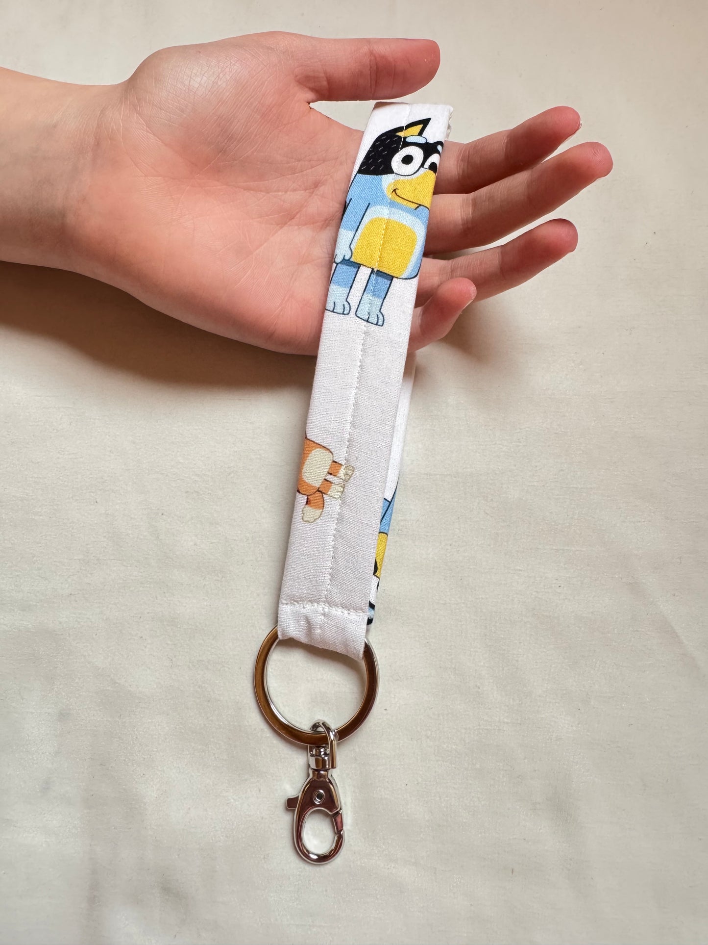 Handmade Bluey Wristlet