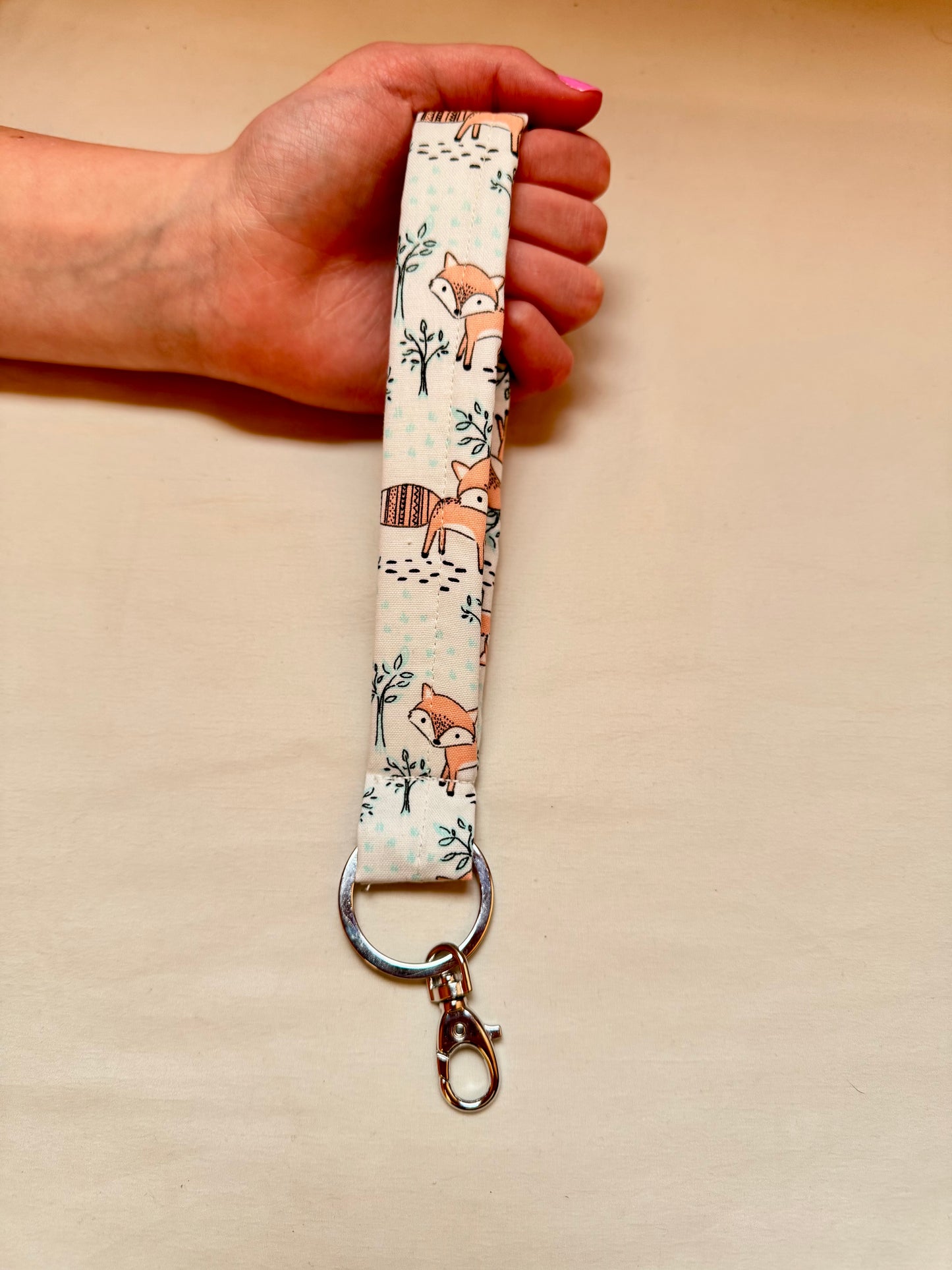 Handmade Fox Wristlet