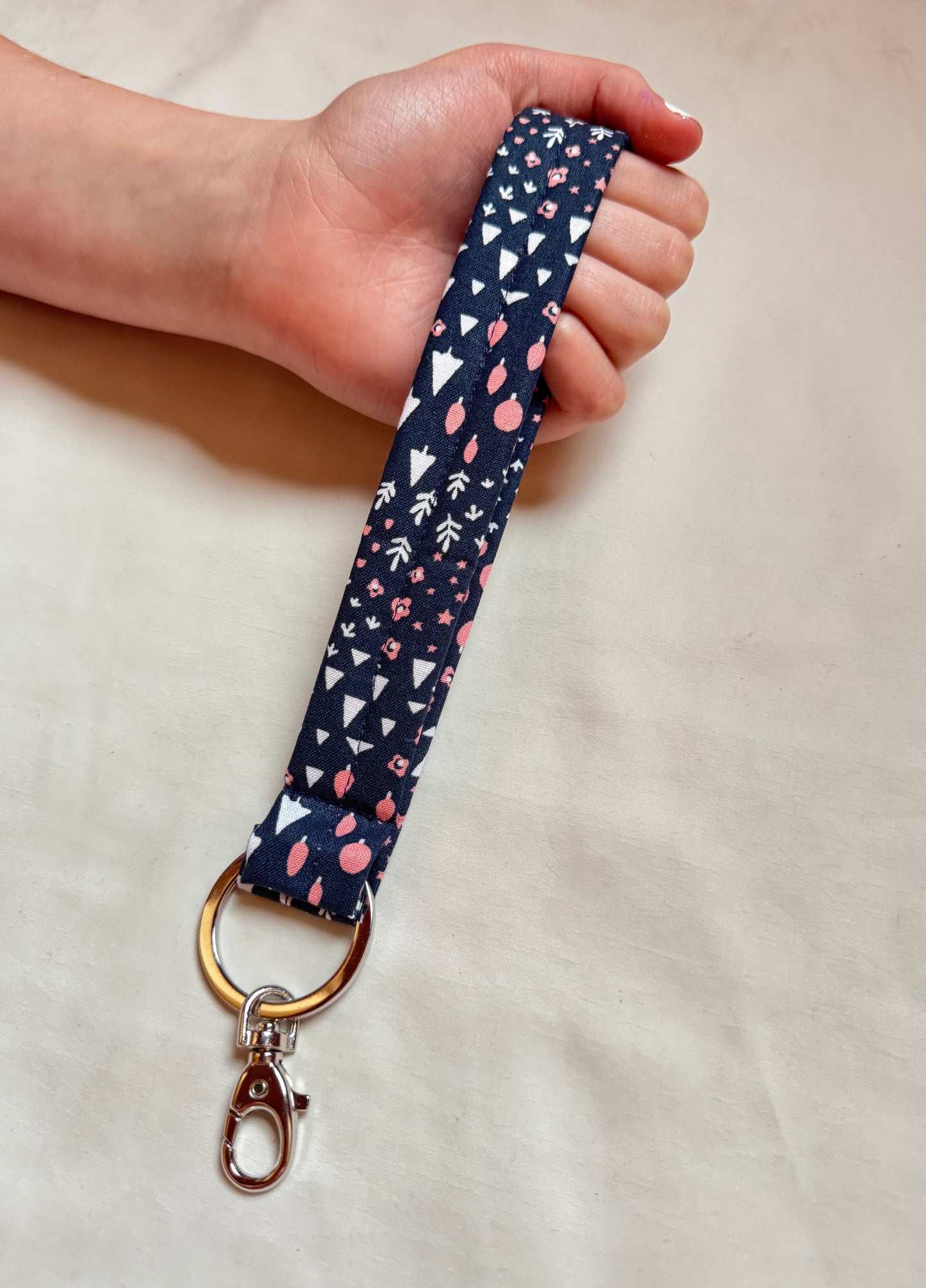 Handmade Floral Woodland Wristlet