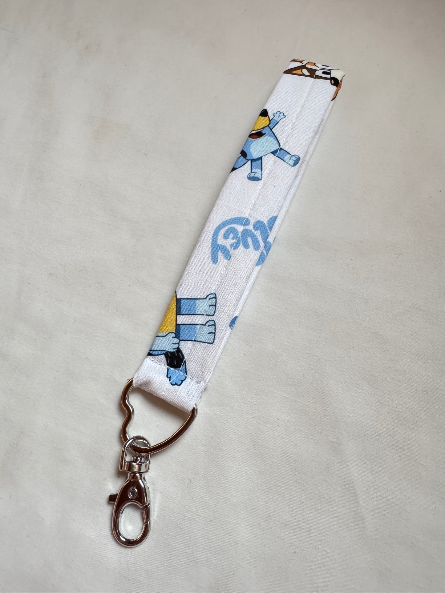 Handmade Bluey Wristlet