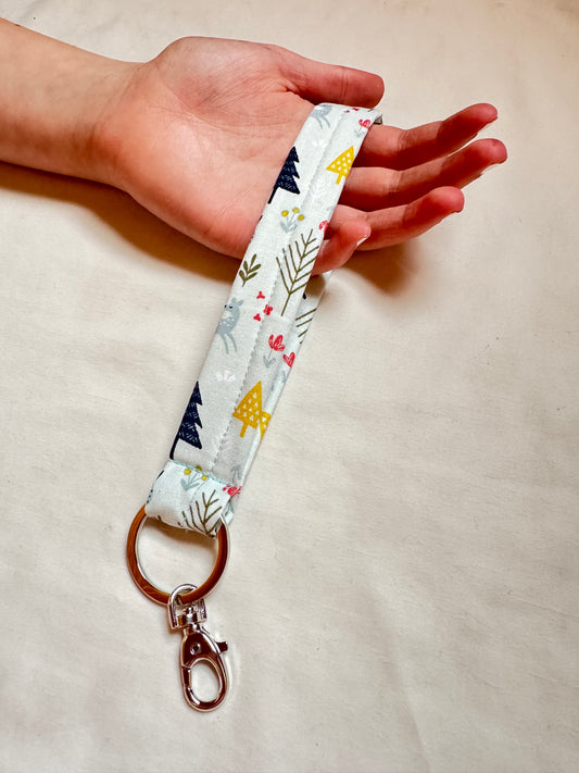 Handmade Woodland Animal Wristlet