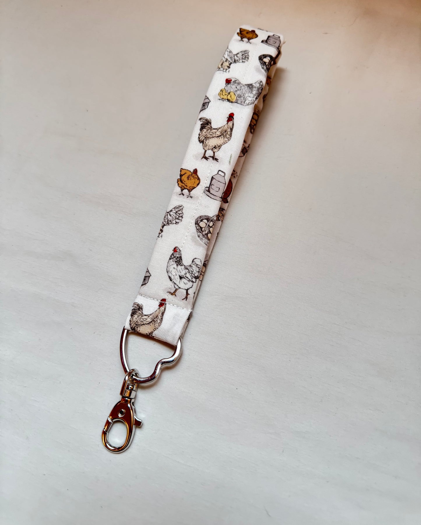 Handmade Chicken Wristlet