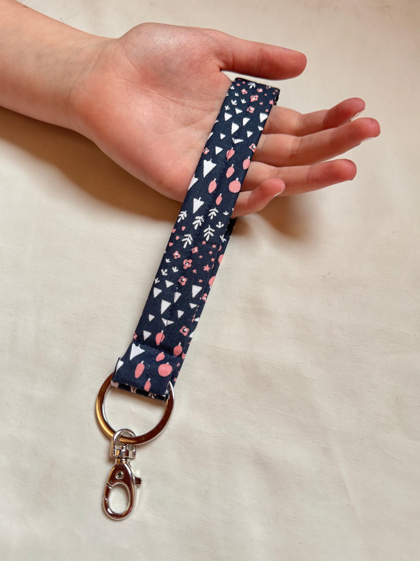 Handmade Floral Woodland Wristlet