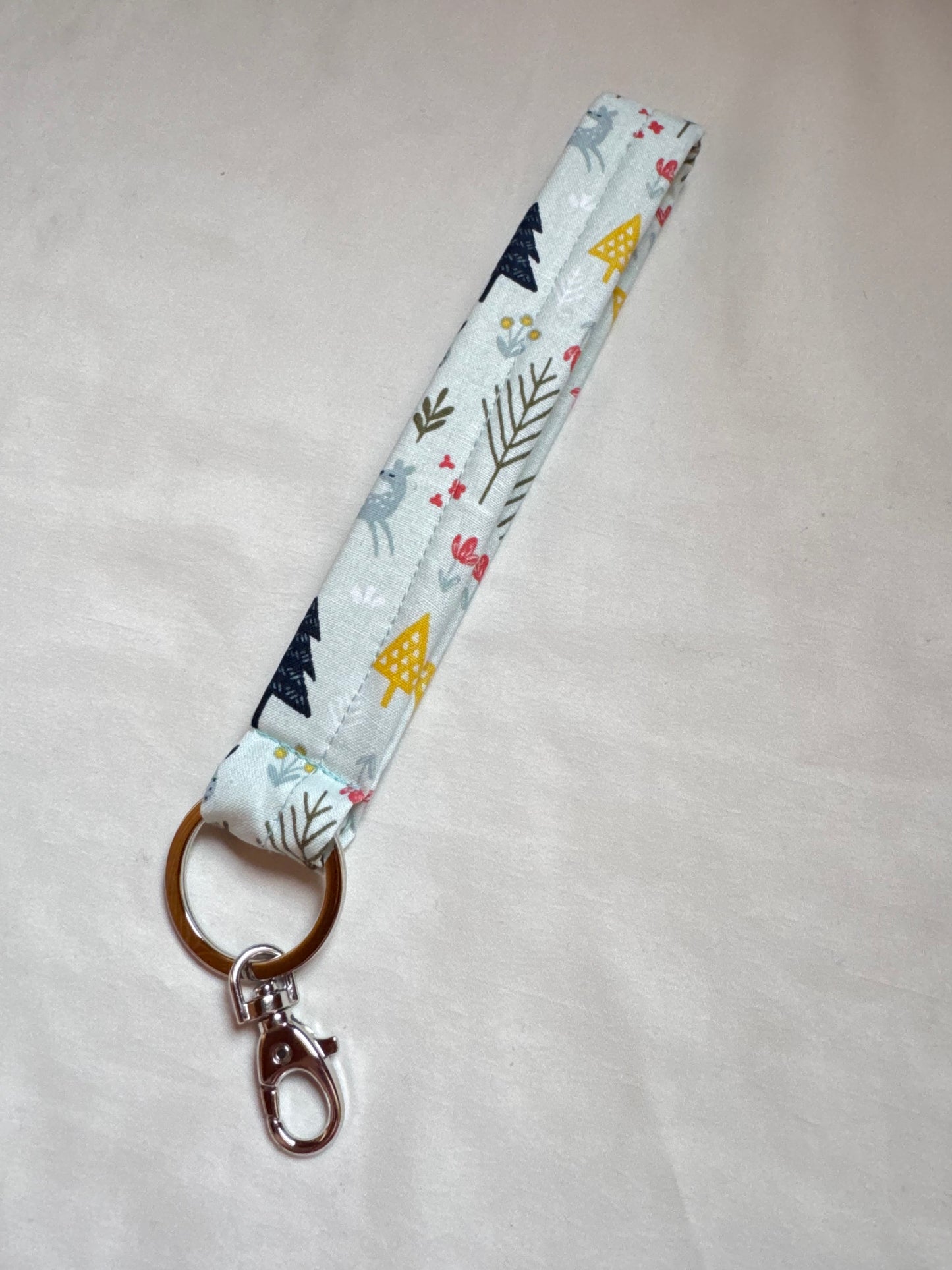 Handmade Woodland Animal Wristlet