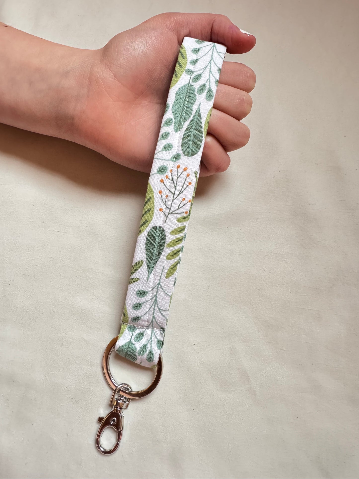 Handmade Leaf Wristlet