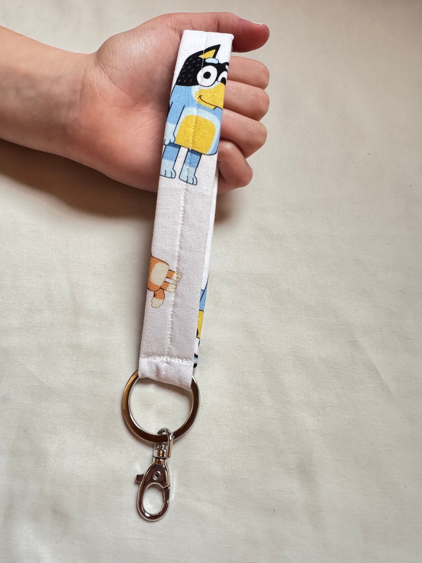 Handmade Bluey Wristlet